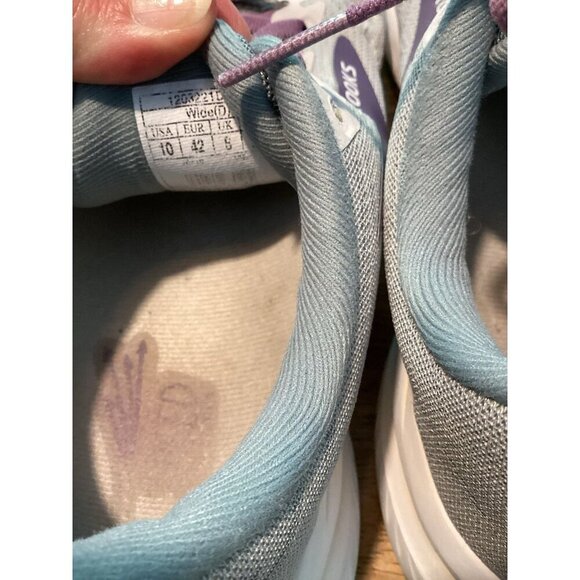 BROOKS Launch 7 Grey Purple Womens 10 Running Athletic Shoe - Picture 6 of 8